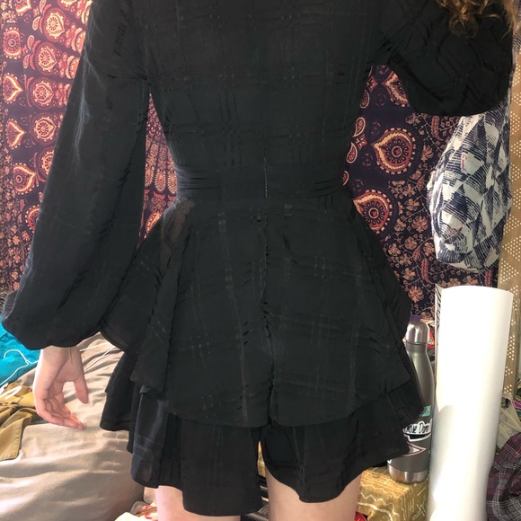 Black princess Polly dress with built in shorts - Picture 3 of 4